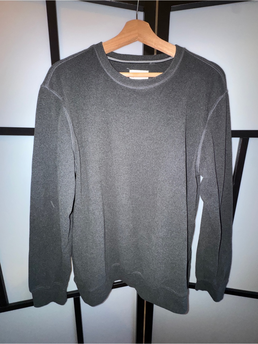 Boston Traders Men's Crewneck Sweater - Charcoal Gray